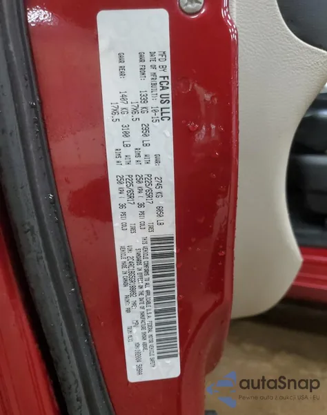 2016 Chrysler Town & Country Touring из США, поврежденный, VIN 2C4RC1BG5GR188092